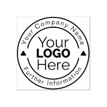カスタムパーソナライズされたBusiness Logo Rubber Stamp