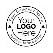 カスタムパーソナライズされたBusiness Logo Rubber Stamp