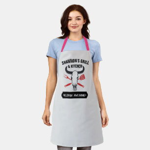 カスタムパーソナライズされたChef Aprons, Kitchen & BBQ エプロン