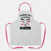 カスタムパーソナライズされたChef Aprons, Kitchen & BBQ エプロン (正面)