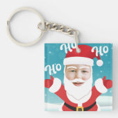 カスタムパーソナライズされたChristmasの追加 キーホルダー (正面)
