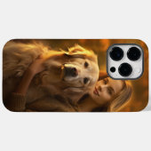 カスタムパーソナライズされたCute dog i phone case Case-Mate iPhoneケース (裏面 (横))