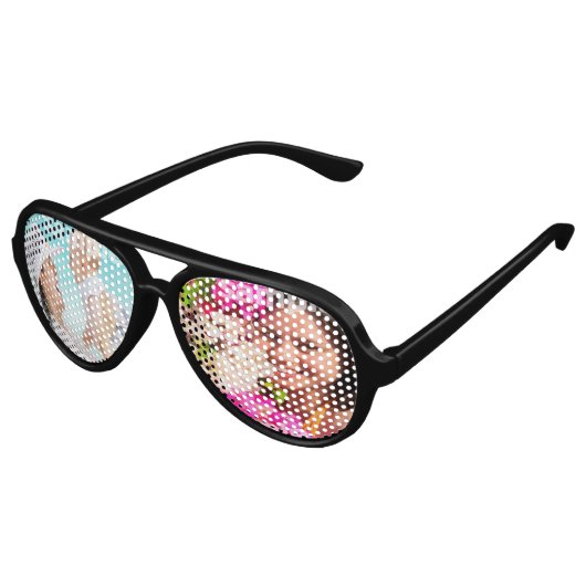 カスタムパーソナライズされたDIY アビエーターサングラス (アングル)