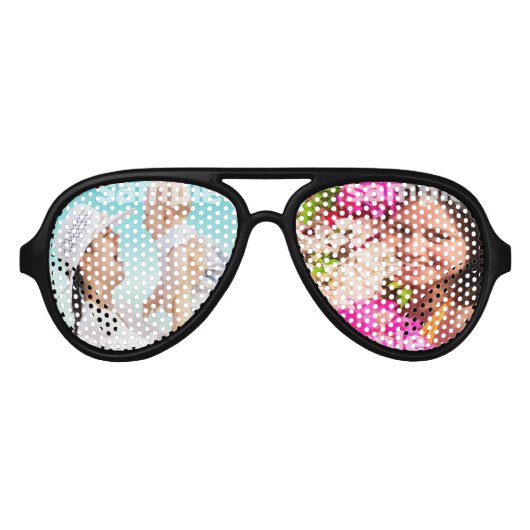 カスタムパーソナライズされたDIY アビエーターサングラス (正面)