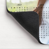 カスタムパーソナライズされたFamily Photo 2024カレンダー マウスパッド (コーナー)