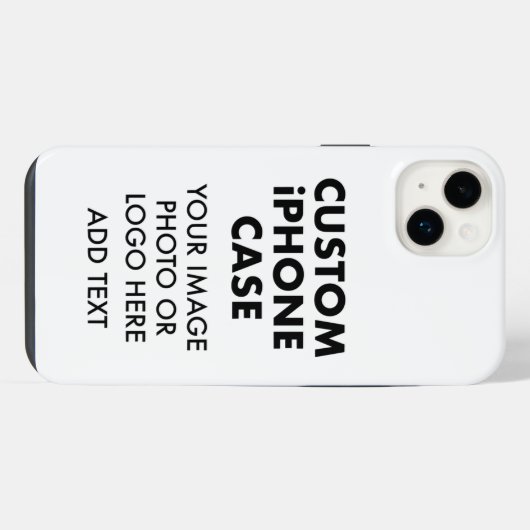 カスタムパーソナライズされたiPHONE 14プラス予算タフ iPhoneケース (裏面横)