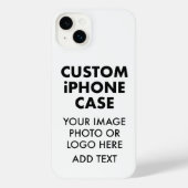 カスタムパーソナライズされたiPHONE 14 PLUS予算ケース iPhoneケース (裏面)