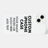 カスタムパーソナライズされたiPHONE 14 PLUS予算ケース iPhoneケース (裏面横)