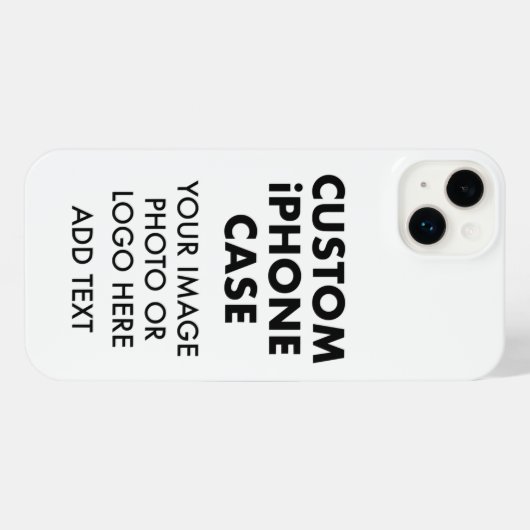 カスタムパーソナライズされたiPHONE 14 PLUS予算ケース iPhoneケース (裏面横)