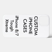 カスタムパーソナライズされたiPhone 8タフ保護ケース Case-Mate iPhoneケース (裏面 (横))