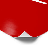 カスタムパーソナライズされたKeep Calm and Carry On ポスター (コーナー)