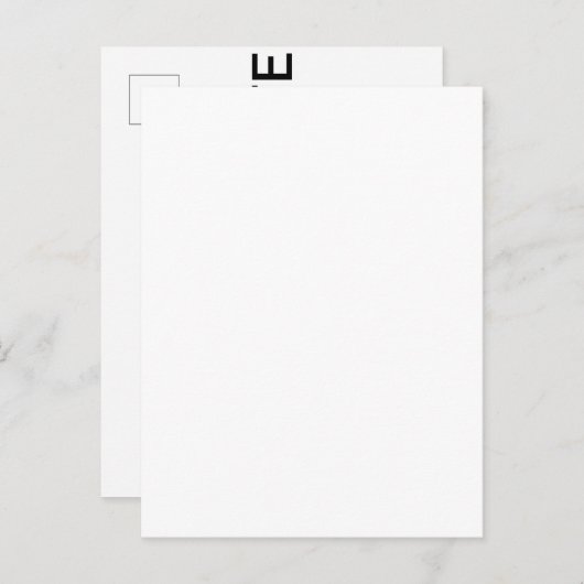 カスタムパーソナライズされたMatte日付ポストカードの保存 案内ポストカード (正面/裏面)