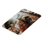 カスタムパーソナライズされたPhoto 2024カレンダー マグネット (左側)