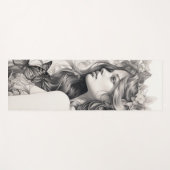 カスタムパーソナライズされたPhoto Add Your Own Photo Bath ヨガマット (正面(横))