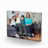 カスタムパーソナライズされたPhoto Block Father's Day Gift フォトブロック (右)