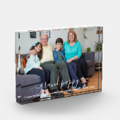 カスタムパーソナライズされたPhoto Block Father's Day Gift フォトブロック (左)