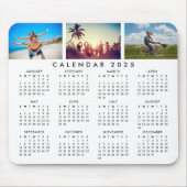 カスタムパーソナライズされたPhoto Collage 2023カレンダー マウスパッド (正面)