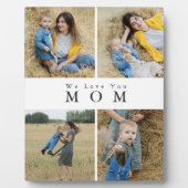 カスタムパーソナライズされたPhoto Collage Mother Family フォトプラーク (正面)