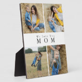 カスタムパーソナライズされたPhoto Collage Mother Family フォトプラーク (側面)