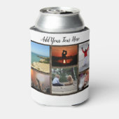 カスタムパーソナライズされたPhoto Collage Stubbyホルダー 缶クーラー (缶裏面)