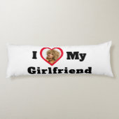 カスタムパーソナライズされたPhoto I love My Girol ボディピロー (裏面)