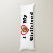 カスタムパーソナライズされたPhoto I love My Girol ボディピロー (裏面 (縦))
