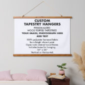 カスタムパーソナライズされたTAPESTRY HANGERS 36"x26" 吊り下げ型タペストリー (寝室)