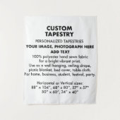 カスタムパーソナライズされたTapestry Wallぶら下がったの50"x60" タペストリー (正面)