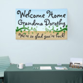 カスタムパーソナライズされたWelcome Home Sign 横断幕 (トレードショー)