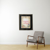 カスタムパーソナライズされたYour Ownヴィンテージ写真&文字 タペストリー (インサイチュ)