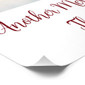 カスタムパーソナライズされたYour own文字Image Holiday ポスター (コーナー)