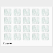 カスタムパーソナライズされたYour Own Marble Pattern スクエアシール (シート)