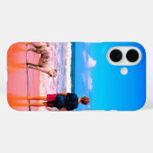 カスタムパーソナライズされたYour Pet Photo iPhone Case Case-Mate iPhoneケース (裏面 (横))
