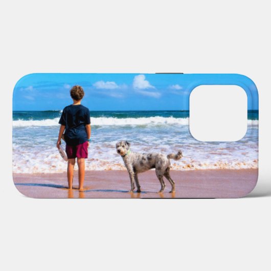 カスタムパーソナライズされたYour Pet Photo iPhone Case Case-Mate iPhoneケース (裏面 (横))