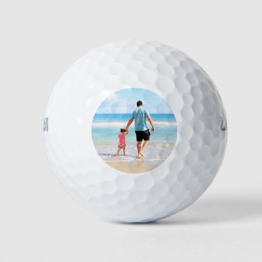 カスタムパーソナライズされたYour Photo Golf Balls ゴルフボール (正面)