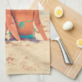 カスタムパーソナライズされたYour Photo Kitchen Tool キッチンタオル (四つ折り)