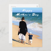 カスタムパーソナライズされたYour Photo Mother's Day Card シーズンポストカード (正面/裏面)