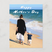 カスタムパーソナライズされたYour Photo Mother's Day Card シーズンポストカード (正面)