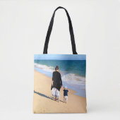 カスタムパーソナライズされたYour Photo Tote Bag トートバッグ (正面)