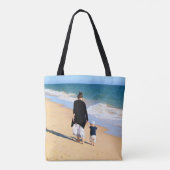 カスタムパーソナライズされたYour Photo Tote Bag トートバッグ (裏面)