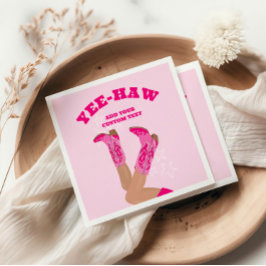 カスタムパーソナライズカウガールブーツ スタンダードカクテルナプキン