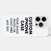 カスタムパーソナライズ iPHONE 15 PRO BARELY THERE Case-Mate iPhoneケース (裏面 (横))