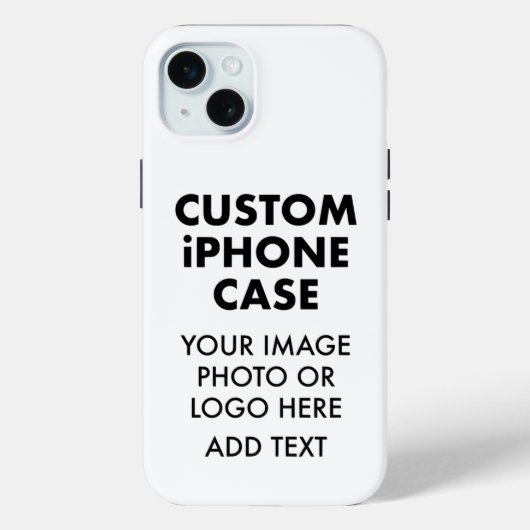 カスタムパーソナライズiPHONE 15 PLUSタフケース Case-Mate iPhoneケース (裏面)