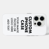 カスタムパーソナライズiPHONE 15 PRO タフケース Case-Mate iPhoneケース (裏面 (横))