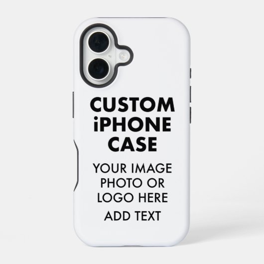 カスタムパーソナライズiPHONE 16タフケース iPhone 16ケース (裏面)