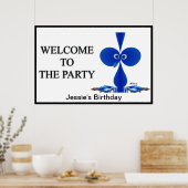カスタムパーティーウェルカムサイン ポスター (キッチン)