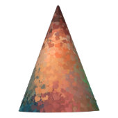 カスタムパーティーカラフルハートトレンディーテンプレート パーティーハット (正面)