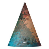 カスタムパーティーカラフルハートトレンディーテンプレート パーティーハット (左)