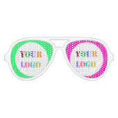 カスタムパーティーサングラスあなたの色 アビエーターサングラス (正面)