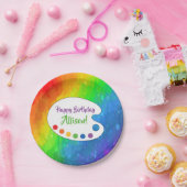 カスタムパーティープレート |絵を描パーティー ペーパープレート (パーティー)